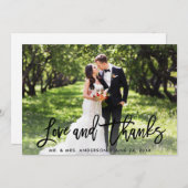 De Moderne Liefde van het Manuscript van de Borste Bedankkaart (Voorkant / Achterkant)