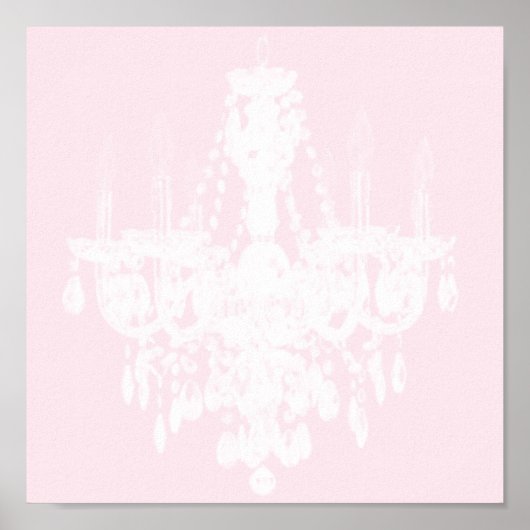 De moderne luchters Silhouette Art - Afdruk #1 Poster (Voorkant)