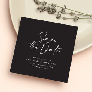 De moderne manuscripttypografie bruiloft bewaart d