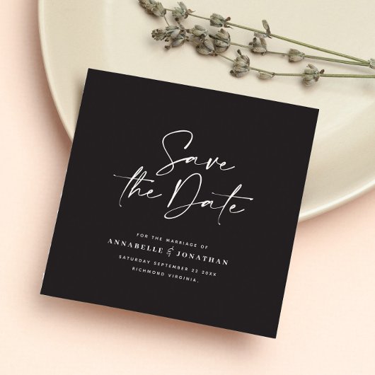 De moderne manuscripttypografie bruiloft bewaart d