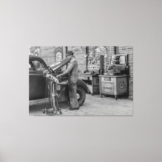 De moderne mechaniek 1939 canvas afdruk (Voorkant)