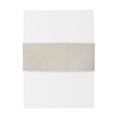 De moderne Metallic Folie Minimale Weddenschap Uitnodigingen Wikkel (Achterkant Voorbeeld)