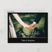 De moderne Minimale Foto bewaart het Briefkaart va (Voorkant / Achterkant)