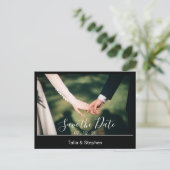 De moderne Minimale Foto bewaart het Briefkaart va (Staand voorkant)