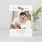 De moderne Minimale Foto sparen de Kaart van de Da (Staand voorkant)