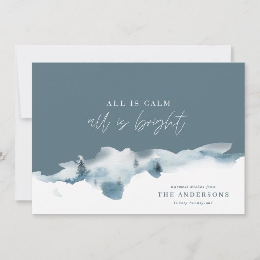 De moderne minimale kerstvakantie is kalm (Voorkant)