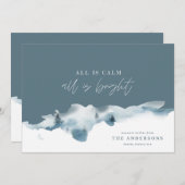 De moderne minimale kerstvakantie is kalm (Voorkant / Achterkant)