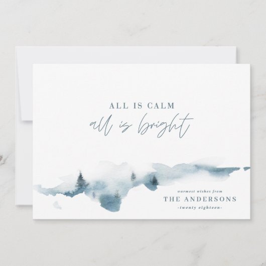 De moderne minimale kerstvakantie is kalm (Voorkant)