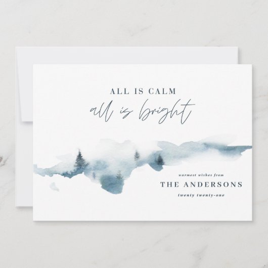 De moderne minimale kerstvakantie is kalm (Voorkant)