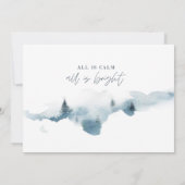 De moderne minimale kerstvakantie is kalm (Achterkant)