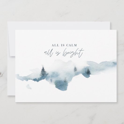 De moderne minimale kerstvakantie is kalm (Achterkant)