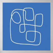 De moderne, minimalistische kunsttekening van de l poster (Voorkant)