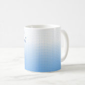 De moderne Mood, Retro Lady die de vogel overspoel Koffiemok (Voorkant rechts)