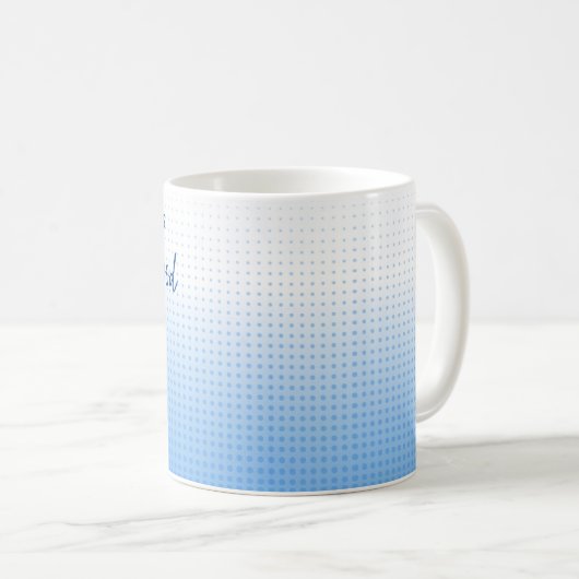 De moderne Mood, Retro Lady die de vogel overspoel Koffiemok (Voorkant rechts)