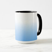 De moderne Mood, Retro Lady die de vogel overspoel Mok (Voorkant rechts)