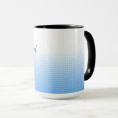 De moderne Mood, Retro Lady die de vogel overspoel Mok (Voorkant rechts)