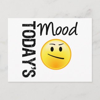De moderne moticon van de tijd briefkaart
