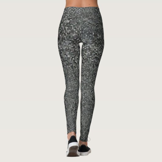 De moderne mozaïekpatroon leggings (Achterkant)