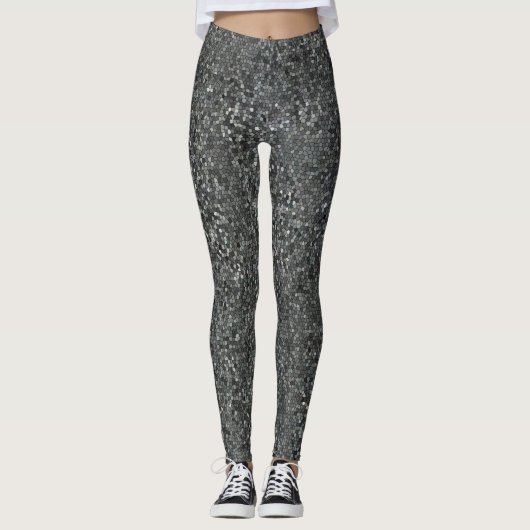 De moderne mozaïekpatroon leggings (Voorkant)