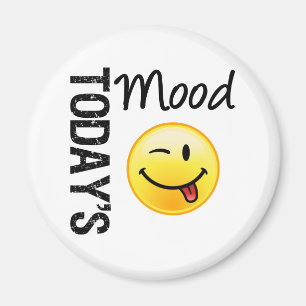De moderne muts Emoticon Playful Magneet