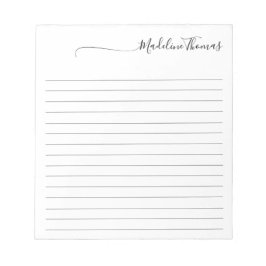 De moderne Naam van de Kalligrafie van het Manuscr Notitieblok