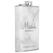 De Moderne Naam van het Manuscript Persoonlijke Br Heupfles (Rechts)