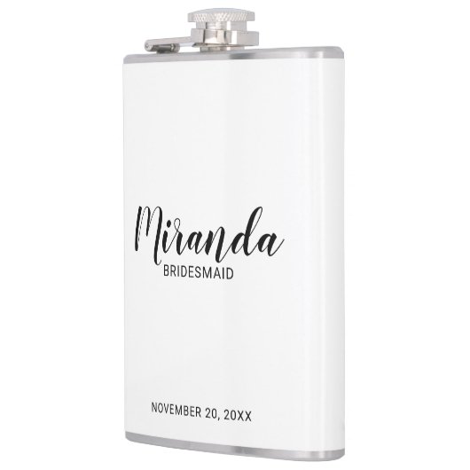 De Moderne Naam van het Manuscript Persoonlijke Br Heupfles (Links)