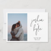 De moderne Namen van de Foto Douane QR code sparen Kaart (Voorkant)