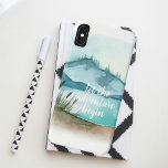 De moderne Natuur van de Waterverf laat het avontu Case-Mate iPhone Case<br><div class="desc">De moderne Natuur van de Waterverf laat het avontuur beginnen</div>