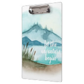 De moderne Natuur van de Waterverf laat het avontu Klembord (Links)