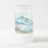 De moderne Natuur van de Waterverf laat het avontu Matglas Bierpul (Center)