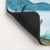 De moderne Natuur van de Waterverf laat het avontu Muismat (Hoek)