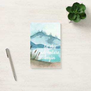 De moderne Natuur van de Waterverf laat het avontu Post-it® Notes