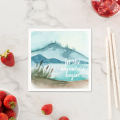 De moderne Natuur van de Waterverf laat het avontu Servet (Insitu)