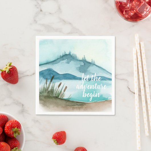 De moderne Natuur van de Waterverf laat het avontu Servet (Insitu)