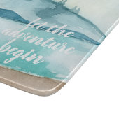 De moderne Natuur van de Waterverf laat het avontu Snijplank (Hoek)