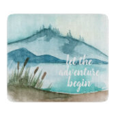 De moderne Natuur van de Waterverf laat het avontu Snijplank (Voorkant)