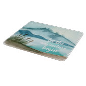 De moderne Natuur van de Waterverf laat het avontu Snijplank (Hoek)