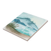 De moderne Natuur van de Waterverf laat het avontu Tegeltje (Zijkant)