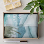 De moderne Natuur van de Waterverf laat het avontu Tissuepapier (Geschenk)