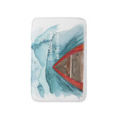 De moderne Natuur van de Waterverf ziet het wereld Badmat (Voorkant Verticaal)