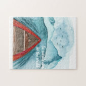 De moderne Natuur van de Waterverf ziet het wereld Legpuzzel (Horizontaal)