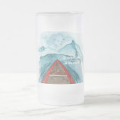 De moderne Natuur van de Waterverf ziet het wereld Matglas Bierpul (Center)