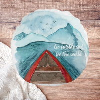 De moderne Natuur van de Waterverf ziet het wereld