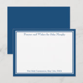 De moderne Navy Cross religieuze wensen en gebed K Briefkaart (Voorkant / Achterkant)