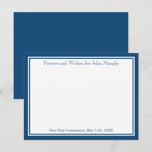 De moderne Navy Cross religieuze wensen en gebed K Briefkaart (Voorkant / Achterkant)