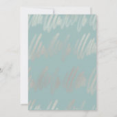 De moderne Nieuwe Datum van de Verandering van het Save The Date (Achterkant)