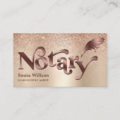 De moderne Noterende Professionele Agent van de On Visitekaartje (Voorkant)