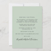 De moderne Ontvangst van het Bind van de Foto Sage Aankondiging (Achterkant)