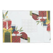 De moderne Ornamenten van Kerstmis Kussensloop (Achterkant-Rechts)